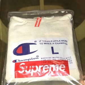 Supreme® x Champion® Label Hooded Sweatshirt